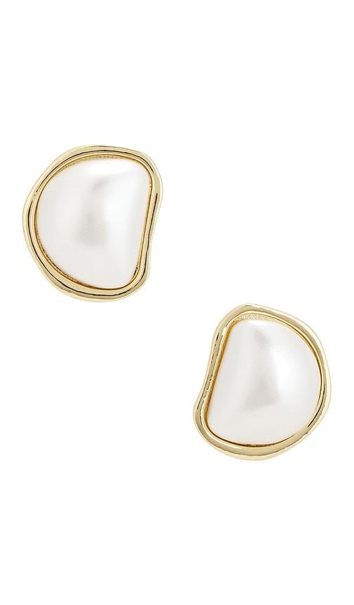 petit moments celina earrings in white.