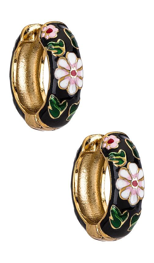 petit moments deco hoops in black.