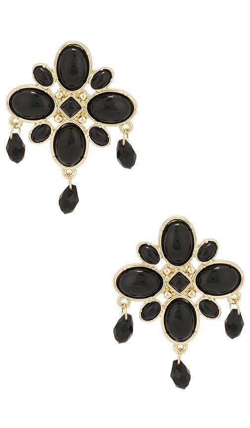 petit moments ember earrings in black.