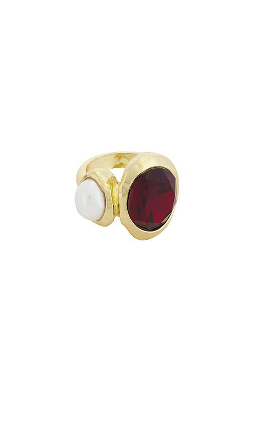 petit moments fable ring in red. - size 6 (also in 7, 8)