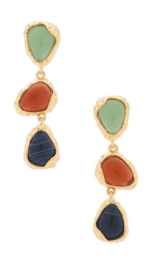 petit moments heights earrings in red,blue.
