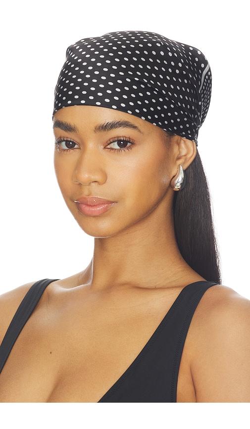 petit moments isabella scarf in black,white.