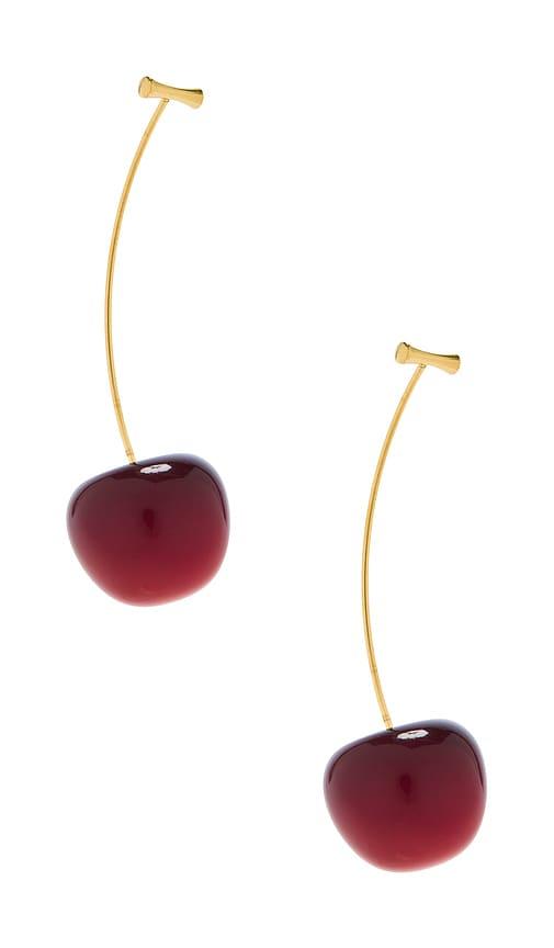 petit moments jardin earrings in metallic gold.