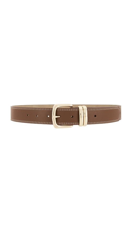 petit moments madison belt in tan. - size m/l (also in xs/s)