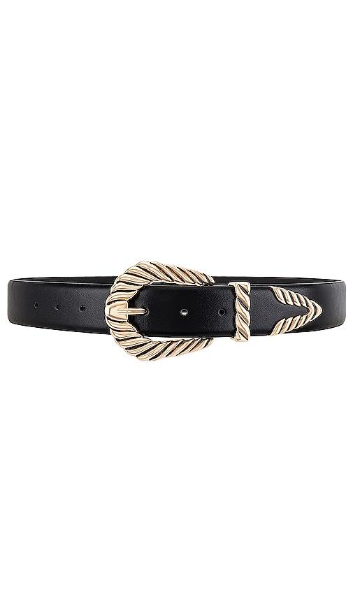 petit moments modern rodeo belt in black. - size m/l (also in xs/s)