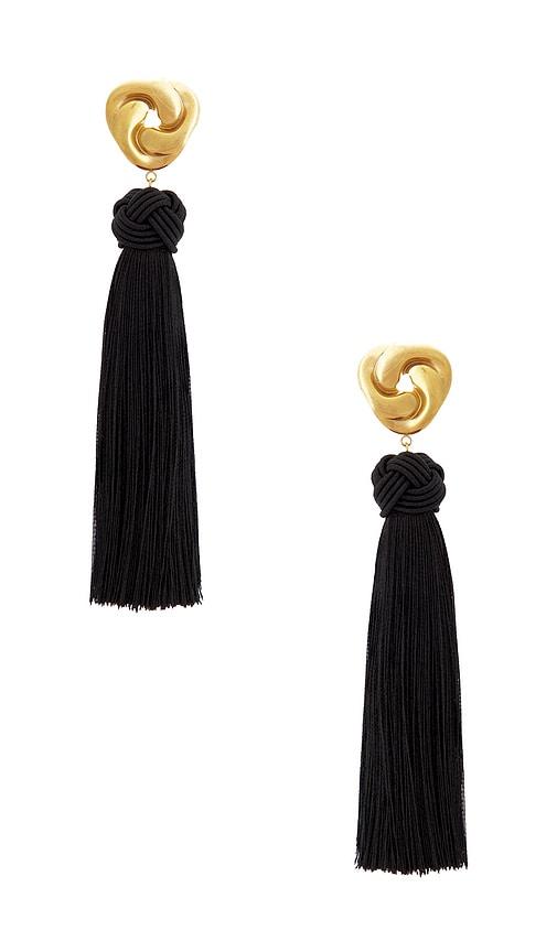 petit moments sierra earrings in black.