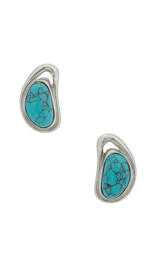 petit moments valia earrings in teal.