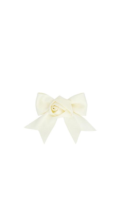 petit moments x scott king hair madonna bow clip in cream.