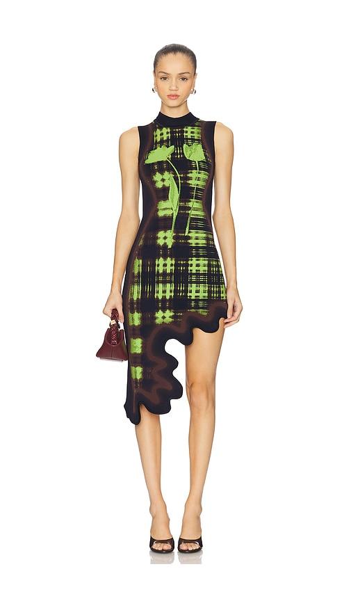 ph5 brooklyn wavy dress in black,green. - size m (also in xs)