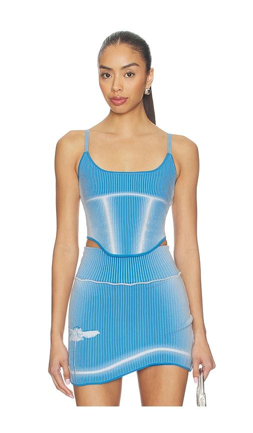 ph5 gen 11 active tank top in baby blue. - size l (also in m, s)