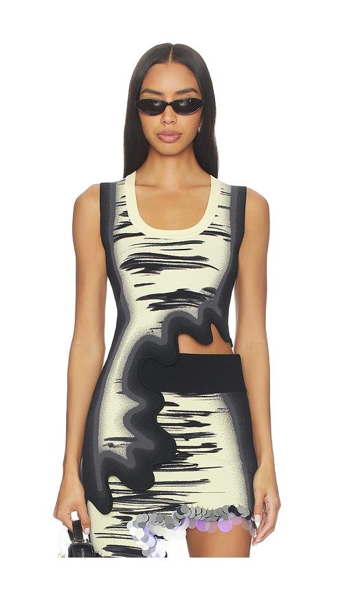 ph5 kerry wavy tank top in lemon. - size l (also in s, xs)