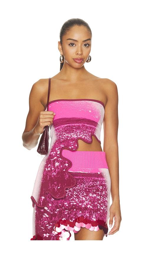 ph5 pomelo wavy bra top in pink. - size l (also in m, s, xl)