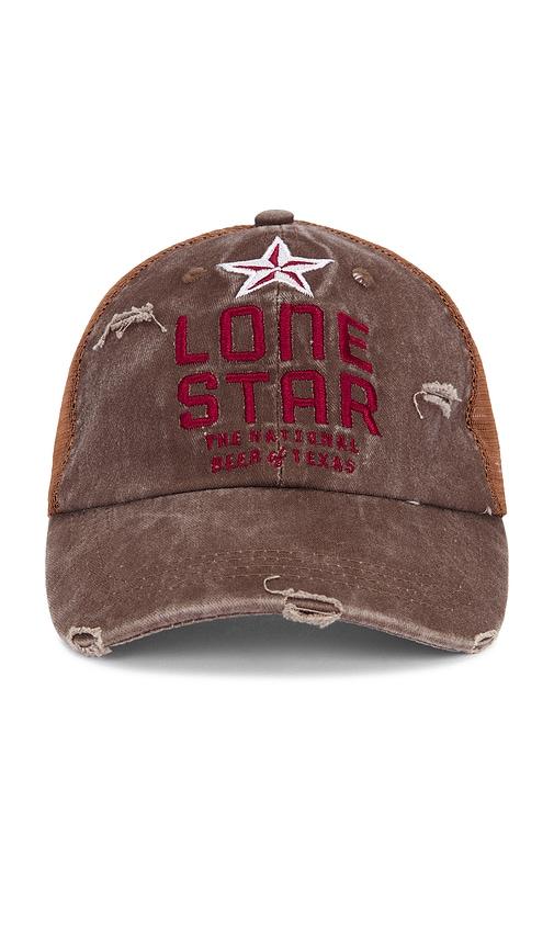 philcos lone star hat in brown.