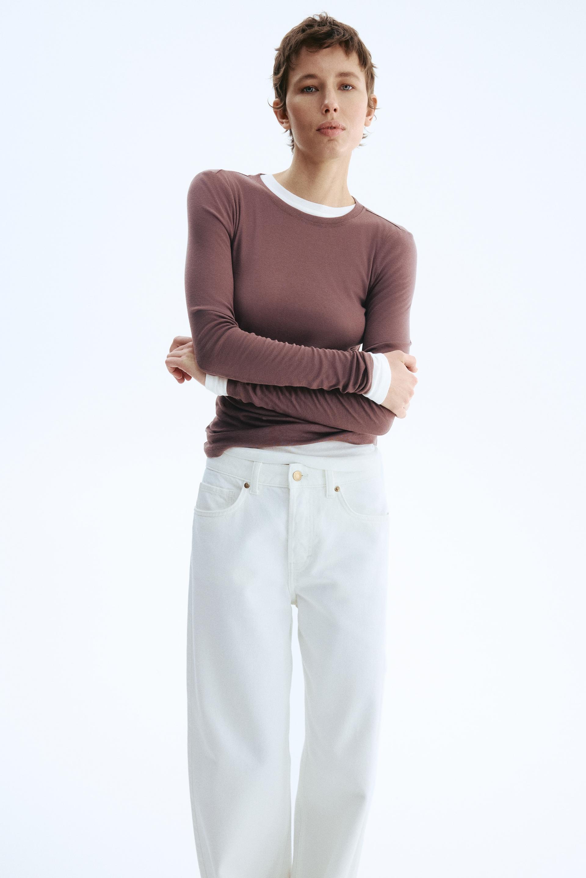 pima cotton jersey top