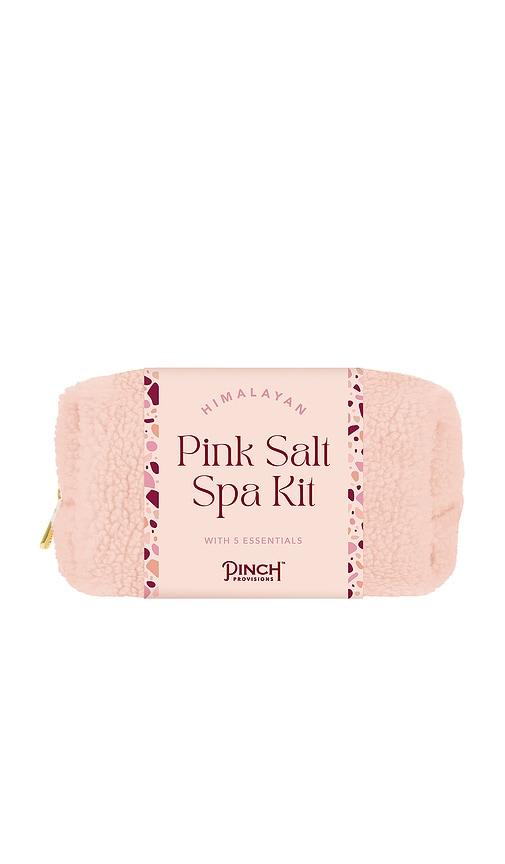 pinch provisions pink salt spa kit in blush.