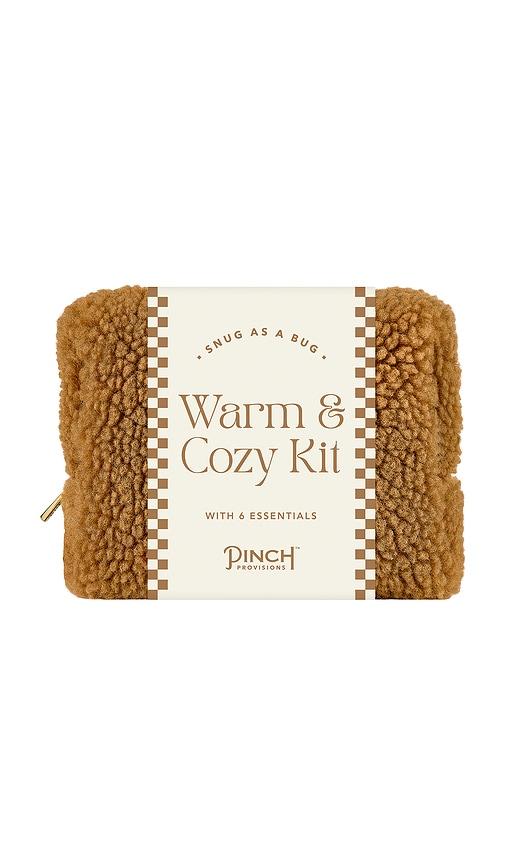 pinch provisions warm & cozy kit in brown.