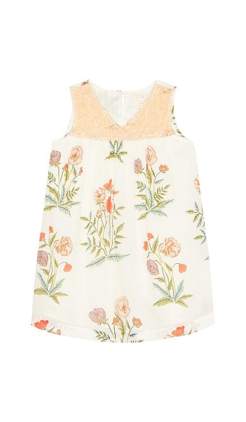 pink chicken girls courtney dress in beige. - size 3 (also in 4)