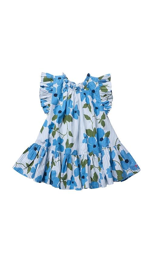 pink chicken girls harper dress in blue. - size 2 (also in 3)