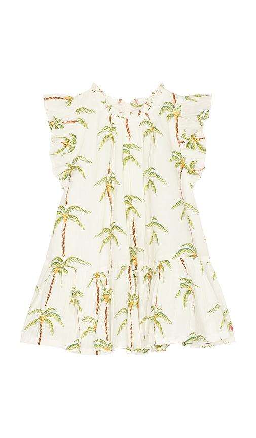 pink chicken girls harper dress in cream. - size 2 (also in 3, 4)