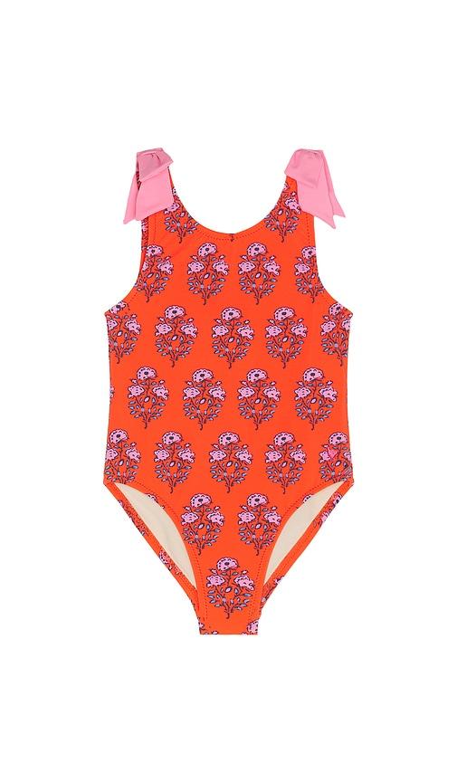 pink chicken girls shelly swimsuit in red. - size 2 (also in 3, 4)
