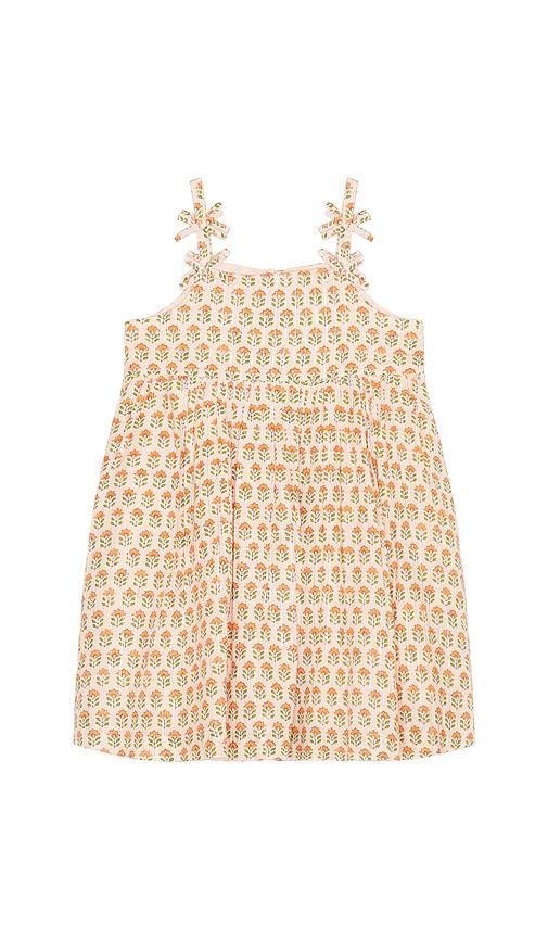 pink chicken girls tia dress in peach. - size 2 (also in 3, 4)
