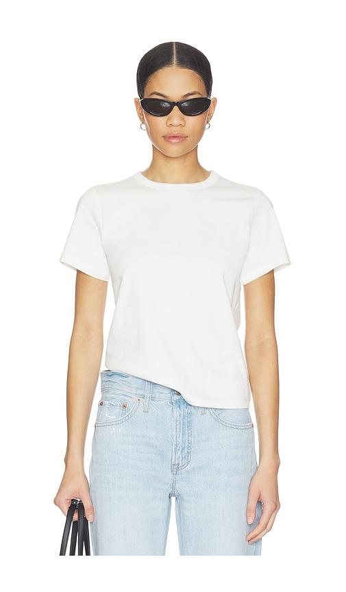 pistola alba baby tee shirt in white. - size l (also in xs, s, m)