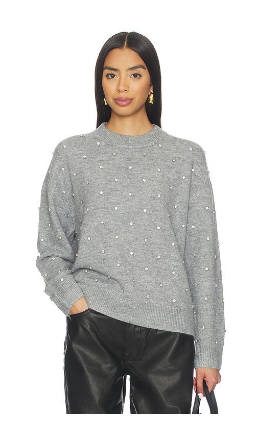pistola aura relaxed crew neck sweater in grey. - size s (also in xs)