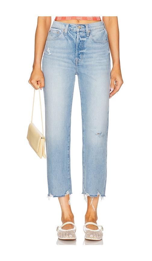 pistola cassie crop jeans in blue. - size 29 (also in 31, 32)