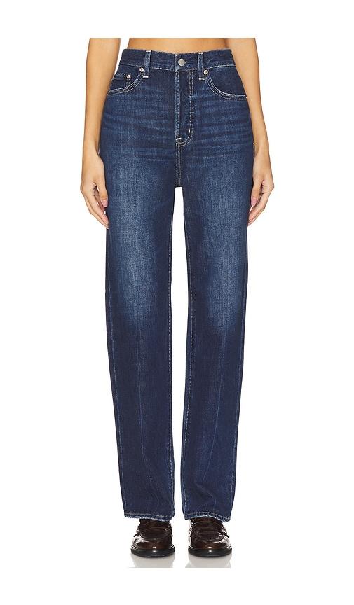 pistola cassie high rise wide leg jeans in blue. - size 24 (also in 25)