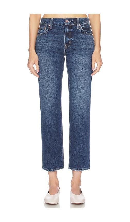 pistola issa mid rise ankle straight leg jeans in blue. - size 23 (also in 24, 25, 26, 27, 28, 29, 31, 32, 33)