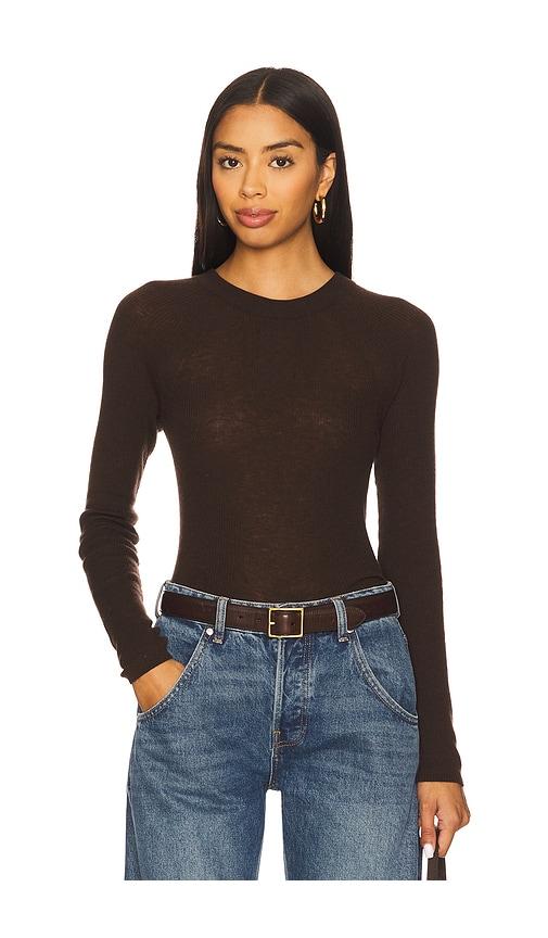 pistola juno featherweight sweater in brown. - size l (also in xs, s, m, xl)