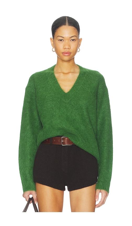 pistola kit v neck pullover sweater in green. - size l (also in m, s, xl)