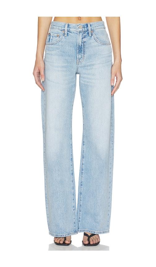 pistola larsen relaxed flare jeans in blue. - size 24 (also in 26, 27, 28, 29, 30, 33)