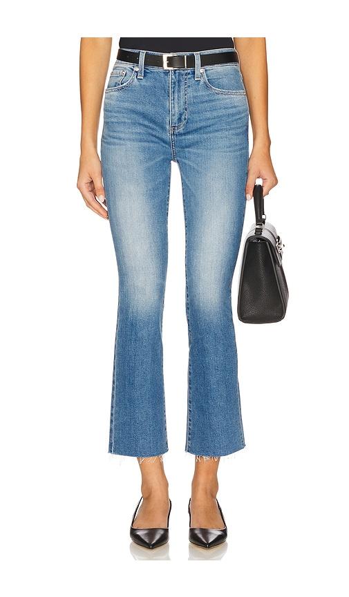 pistola lennon high rise crop boot jeans in blue. - size 27 (also in 31, 33)
