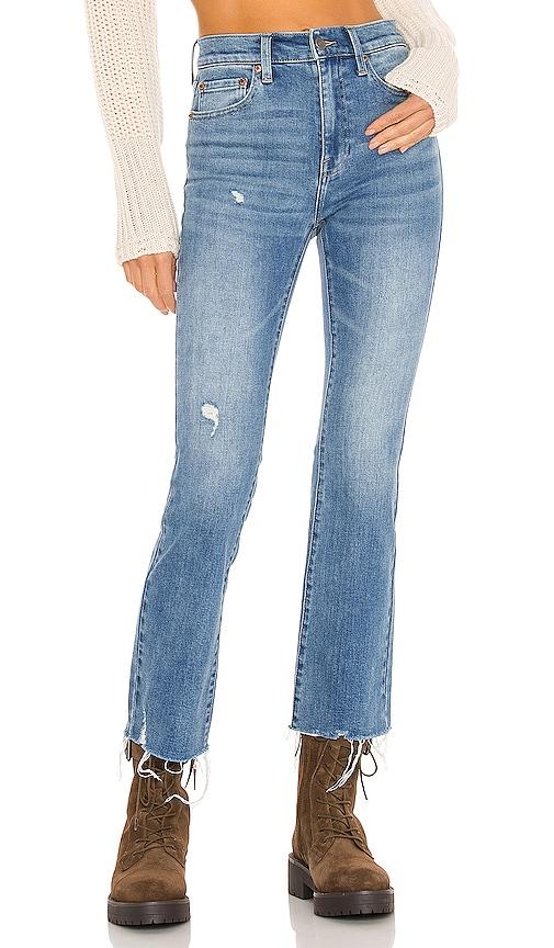 pistola lennon high rise cropped boot jeans in denim-medium. - size 25 (also in 26, 28, 32)