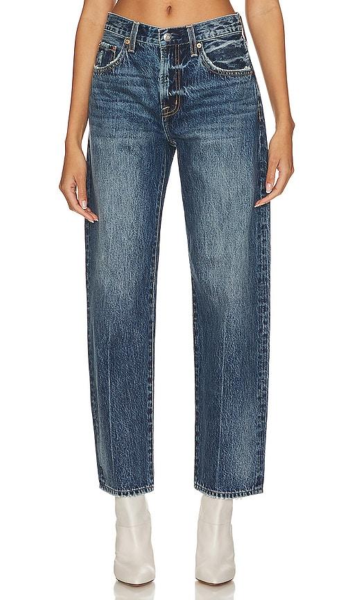 pistola lexi mid rise relaxed straight jeans in denim-dark. - size 23 (also in 26, 24, 25, 27, 28, 29, 30, 31, 32, 33)