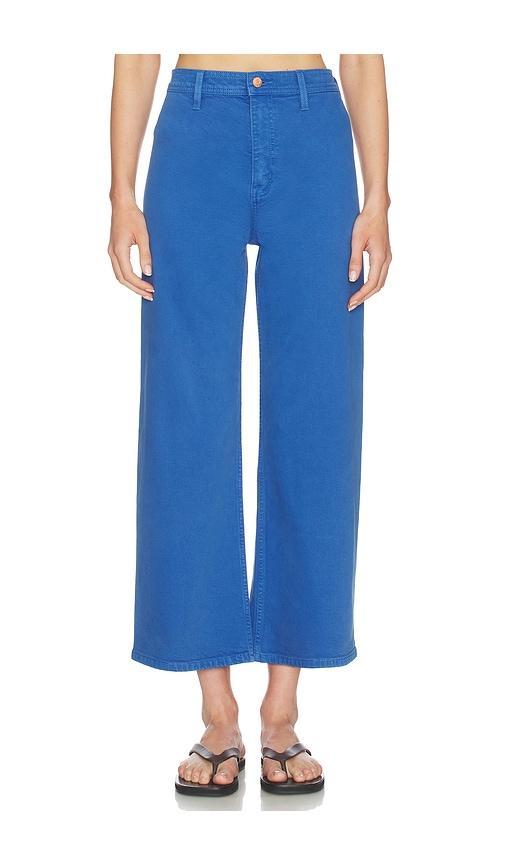 pistola penny crop high rise wide leg jeans in blue. - size 23 (also in 26, 27, 28, 29, 31, 32, 33)