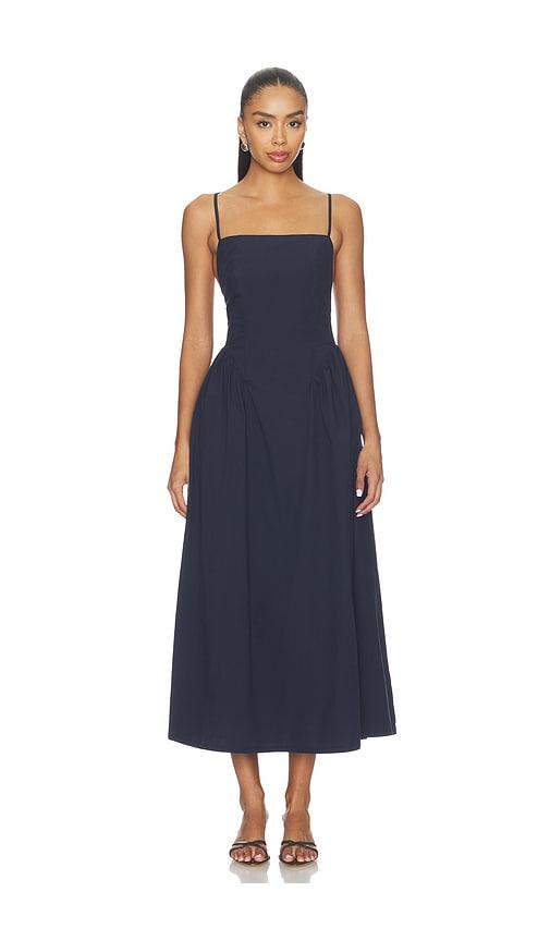 pistola sadee open back dress in navy. - size l (also in s, m)