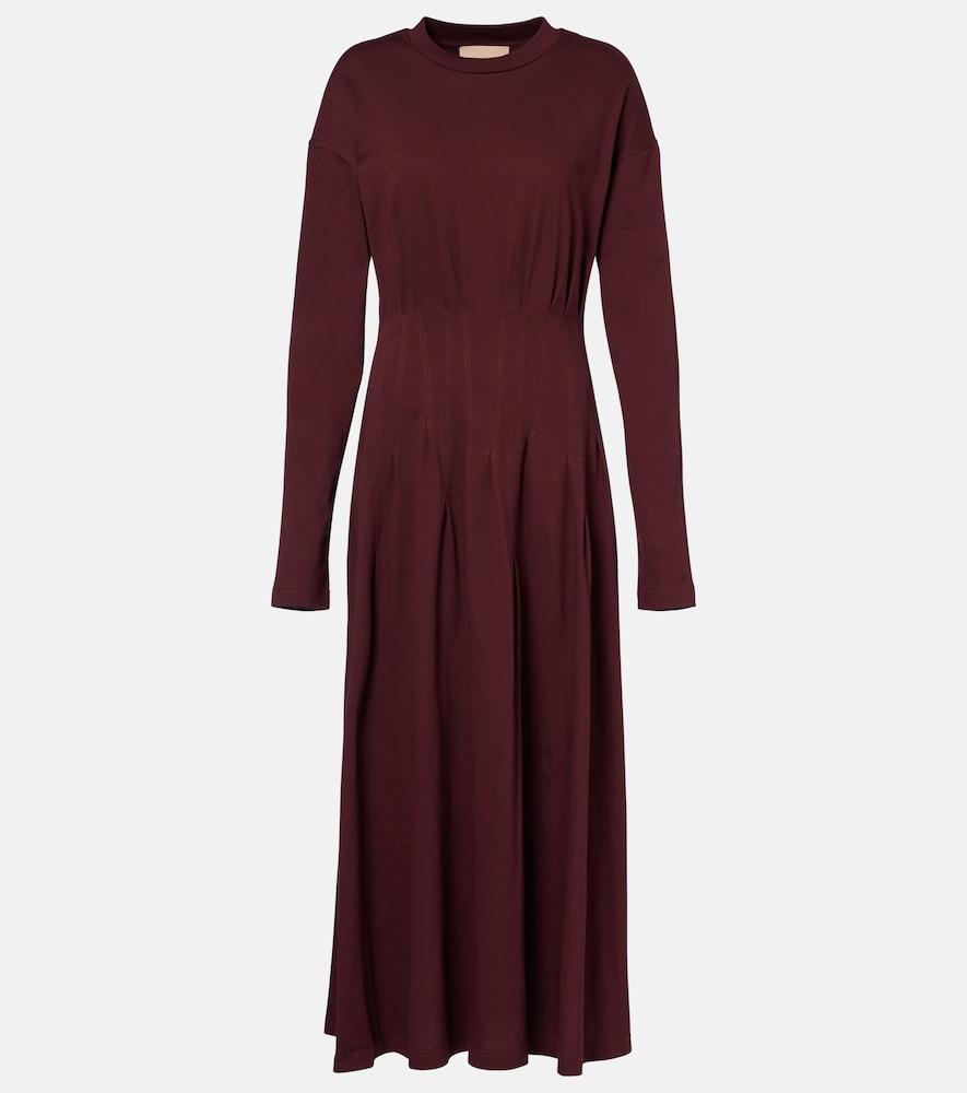 plan c cotton midi dress