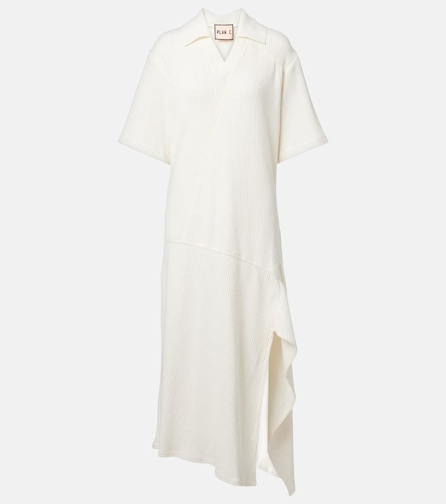 plan c cotton midi dress