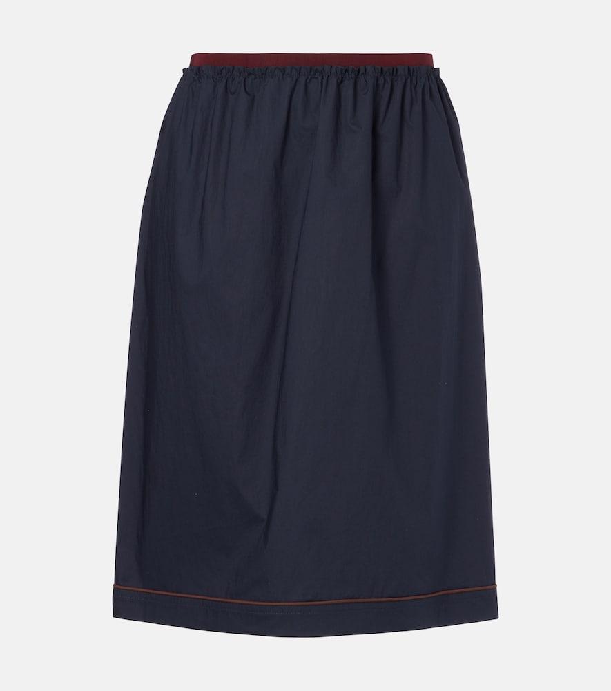 plan c cotton midi skirt