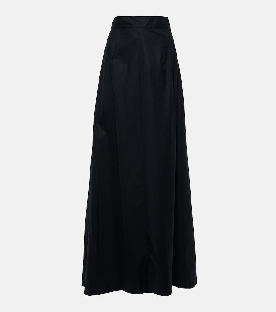 plan c mid-rise cotton maxi skirt