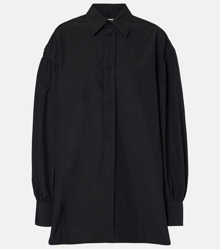 plan c oversized crêpe shirt