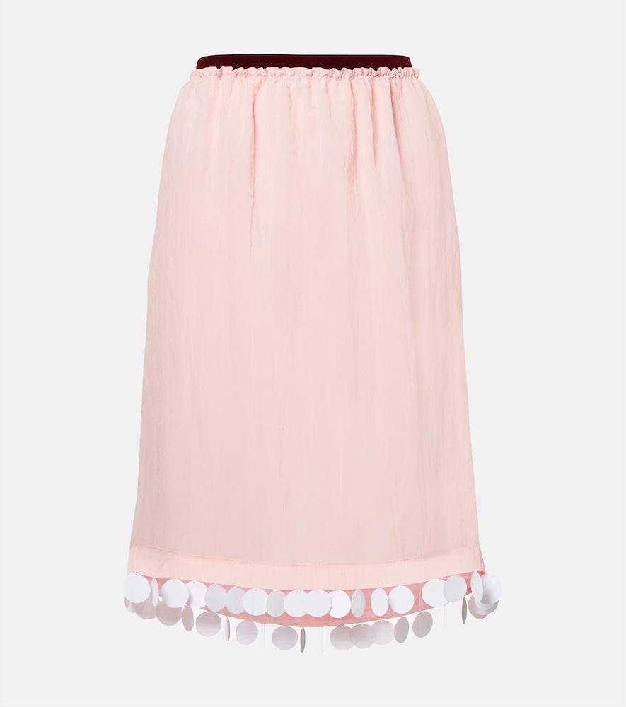 plan c sequined miniskirt