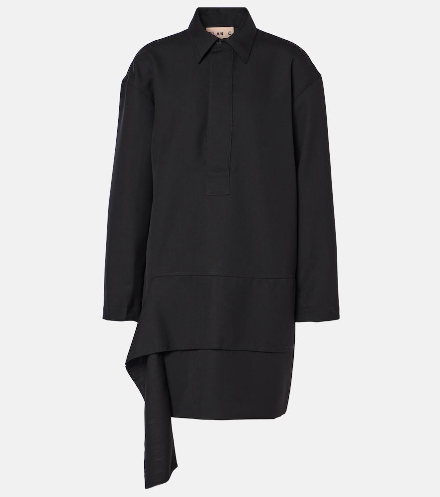plan c wool-blend minidress