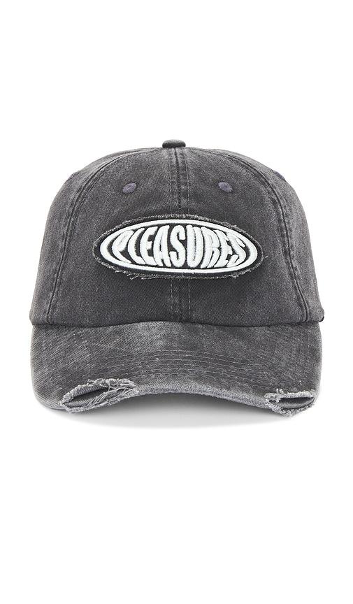 pleasures bubble rip cap in black.