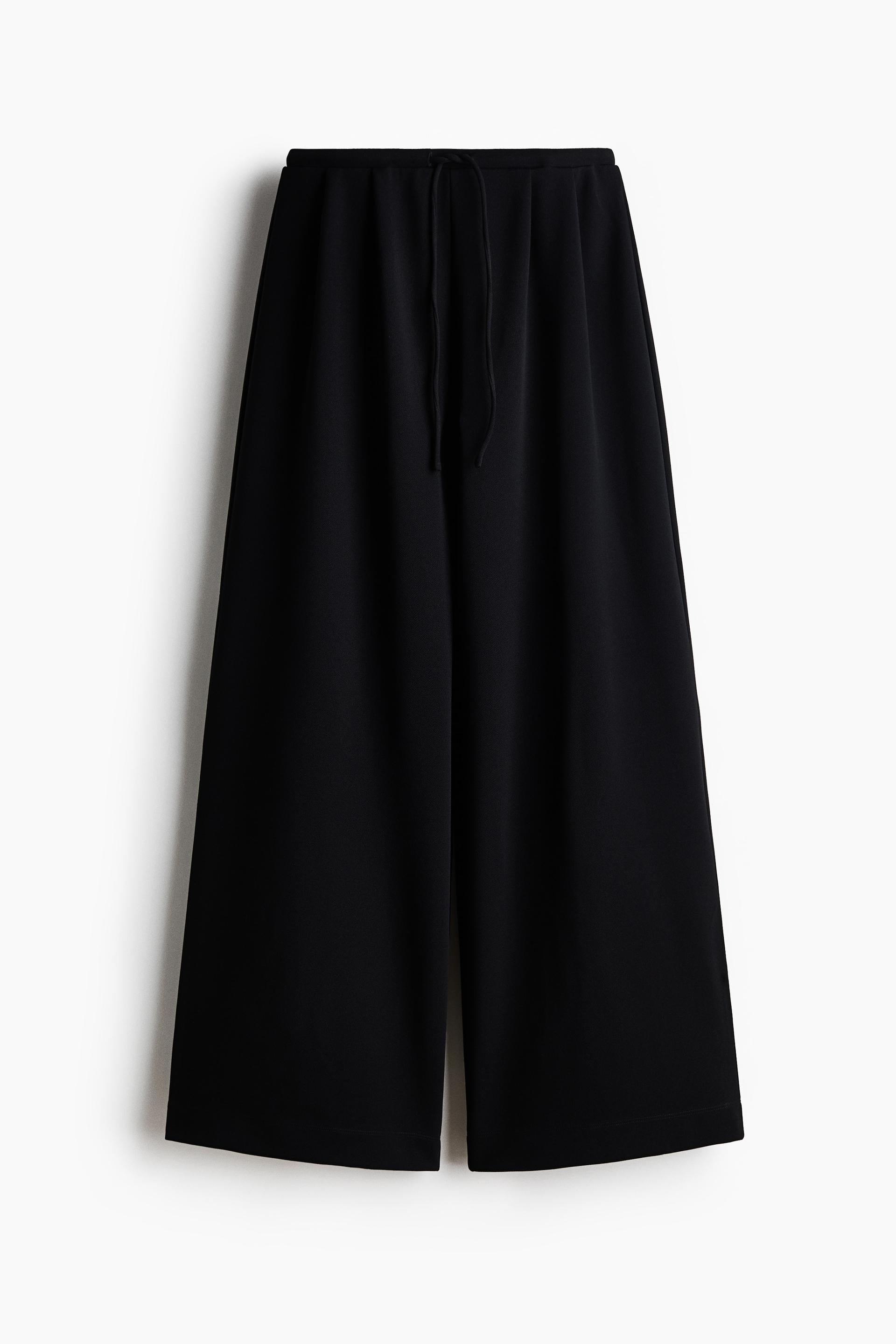 pleated drawstring pants