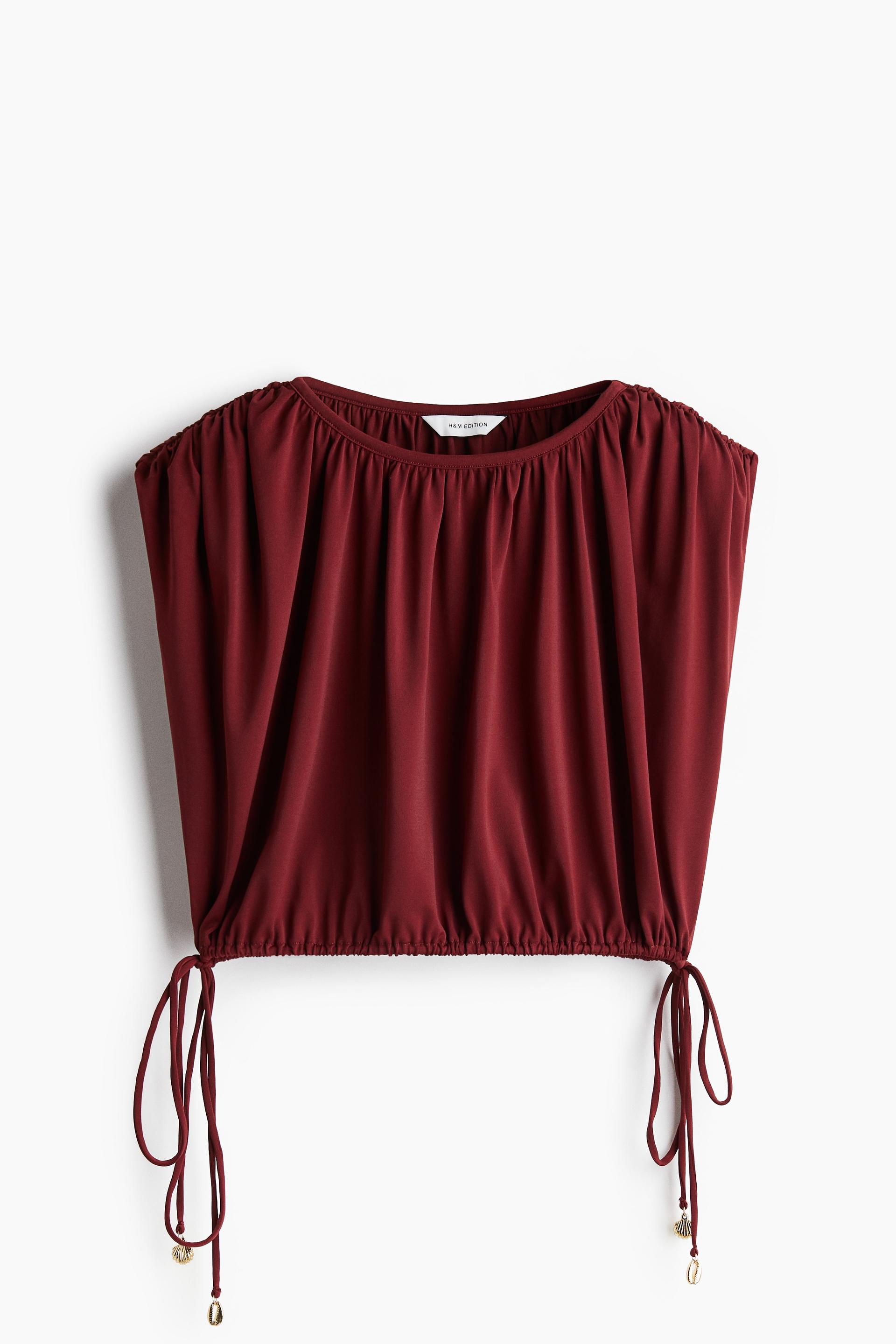 pleated top