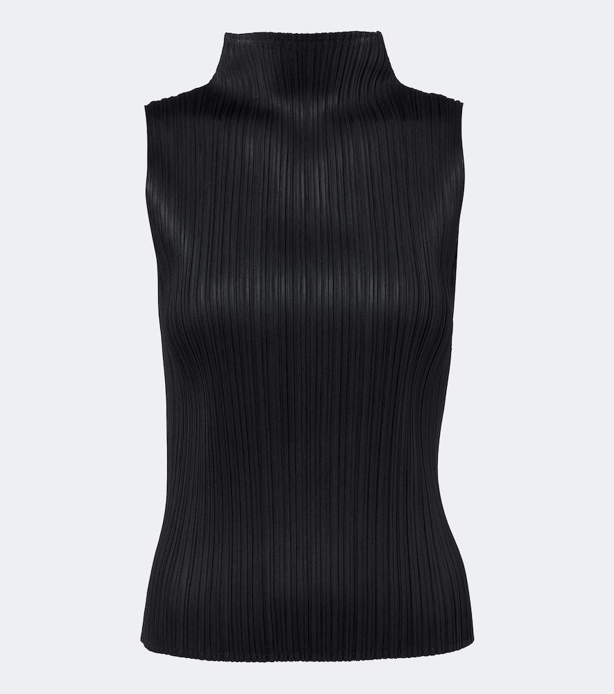pleats please issey miyake basics pleated top