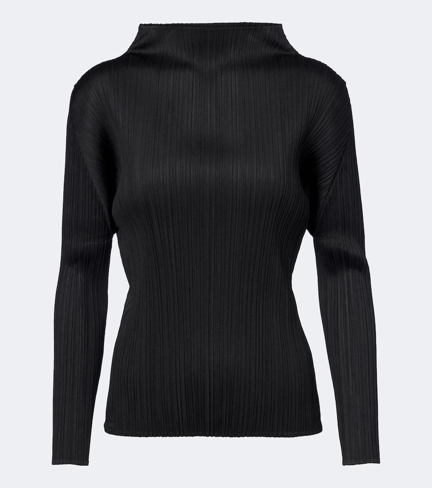 pleats please issey miyake basics pleated top